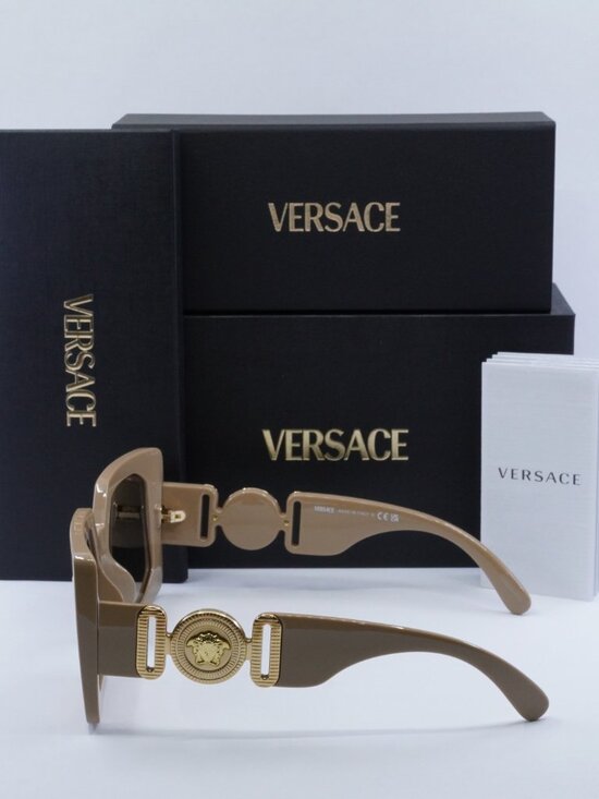 Versace VE4478U 549961 Square Sunglasses - Beige/Brown Gradient main image 10